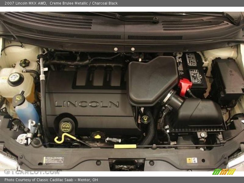 Creme Brulee Metallic / Charcoal Black 2007 Lincoln MKX AWD