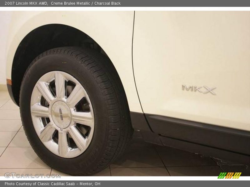 Creme Brulee Metallic / Charcoal Black 2007 Lincoln MKX AWD