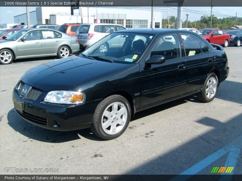 Blackout / Charcoal 2006 Nissan Sentra 1.8 S Special Edition