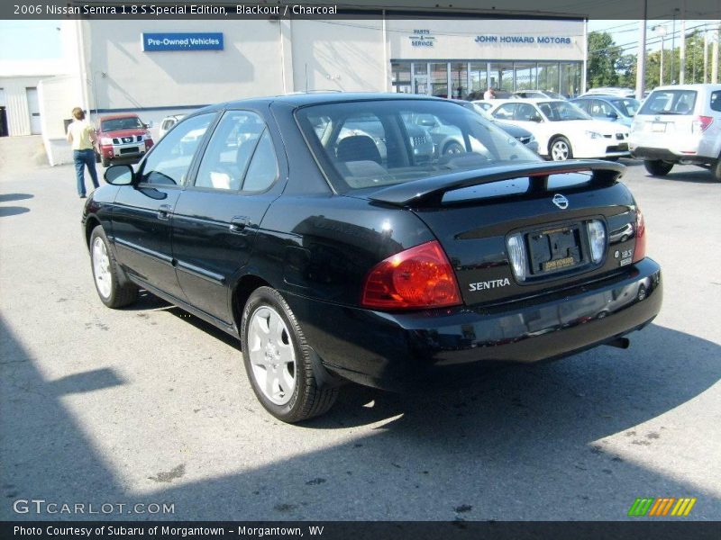 Blackout / Charcoal 2006 Nissan Sentra 1.8 S Special Edition