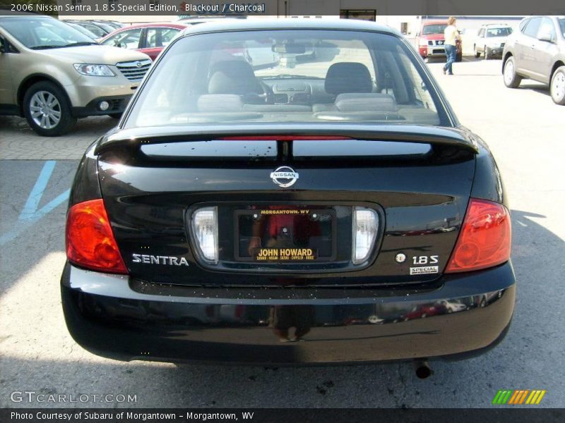 Blackout / Charcoal 2006 Nissan Sentra 1.8 S Special Edition