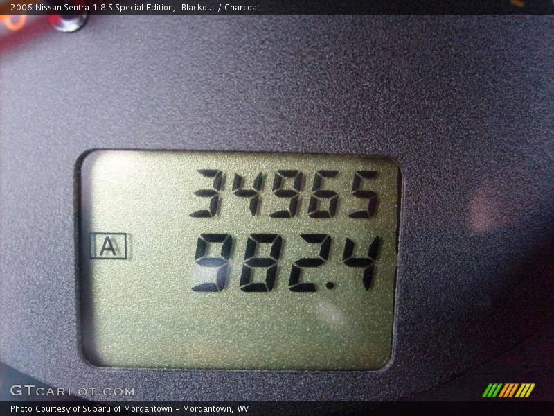 Blackout / Charcoal 2006 Nissan Sentra 1.8 S Special Edition