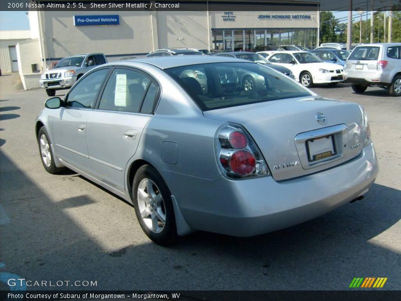 Sheer Silver Metallic / Charcoal 2006 Nissan Altima 2.5 SL