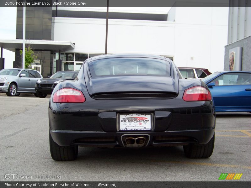 Black / Stone Grey 2006 Porsche Cayman S