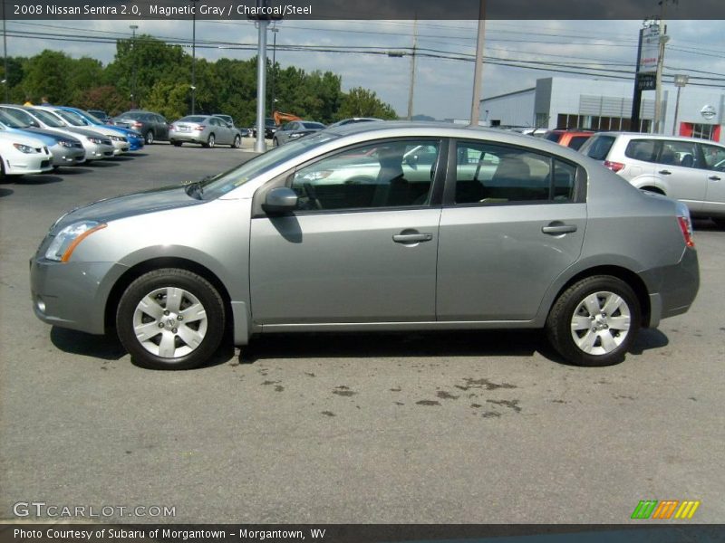 Magnetic Gray / Charcoal/Steel 2008 Nissan Sentra 2.0