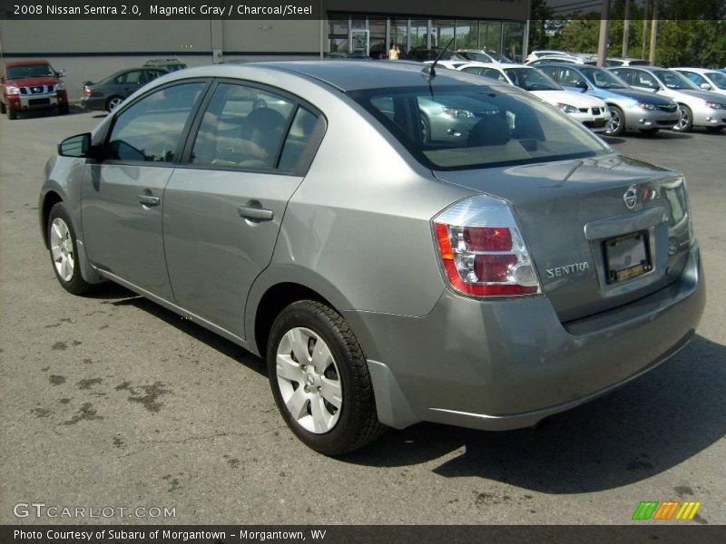 Magnetic Gray / Charcoal/Steel 2008 Nissan Sentra 2.0