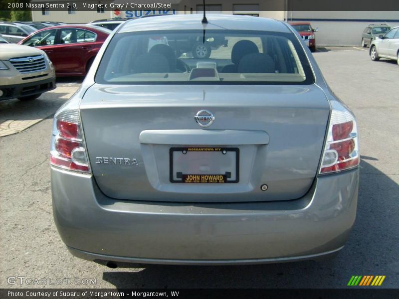 Magnetic Gray / Charcoal/Steel 2008 Nissan Sentra 2.0