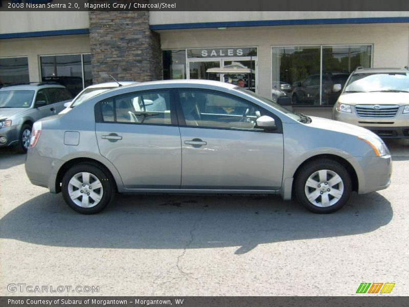 Magnetic Gray / Charcoal/Steel 2008 Nissan Sentra 2.0
