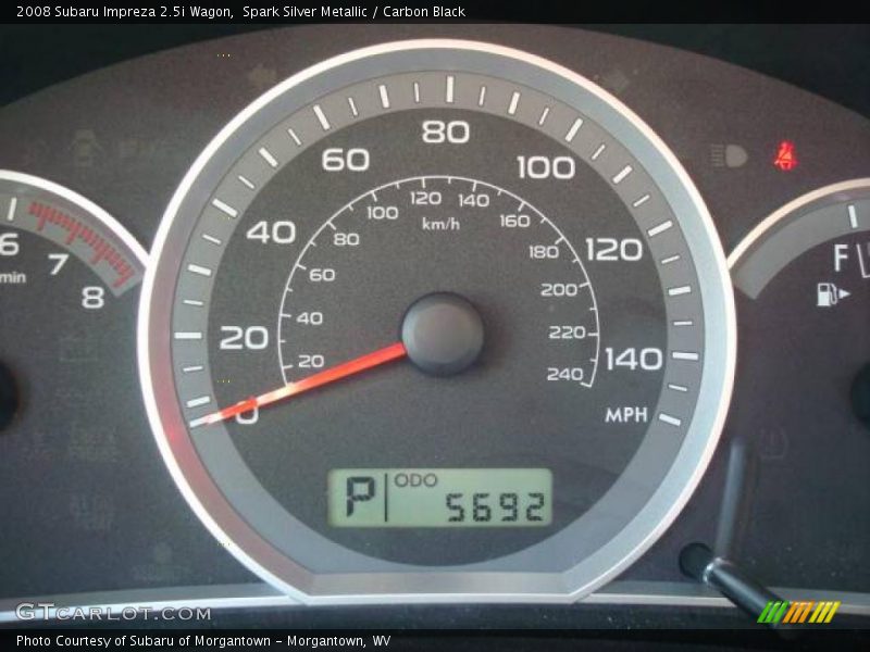 Spark Silver Metallic / Carbon Black 2008 Subaru Impreza 2.5i Wagon