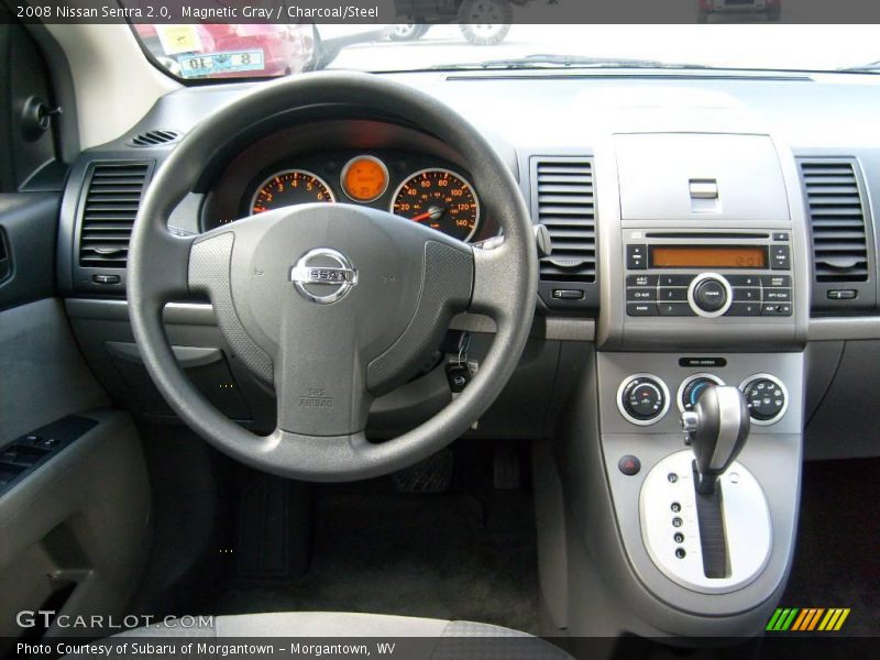 Magnetic Gray / Charcoal/Steel 2008 Nissan Sentra 2.0