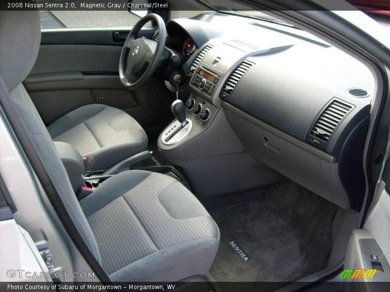 Magnetic Gray / Charcoal/Steel 2008 Nissan Sentra 2.0