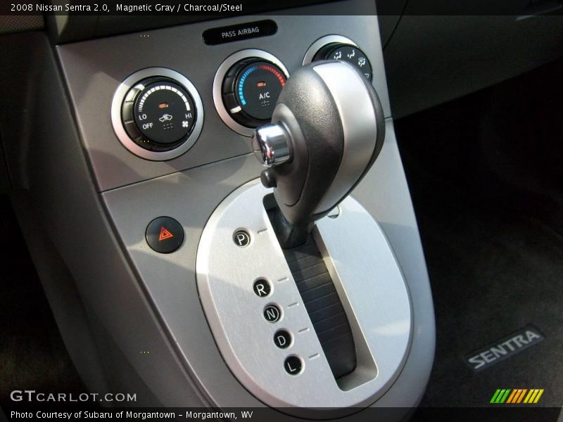 Magnetic Gray / Charcoal/Steel 2008 Nissan Sentra 2.0