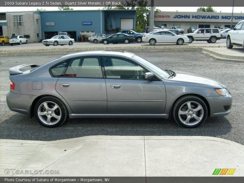 Quartz Silver Metallic / Off Black 2009 Subaru Legacy 2.5i Sedan