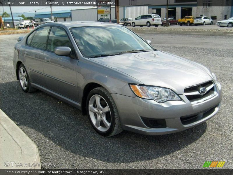 Quartz Silver Metallic / Off Black 2009 Subaru Legacy 2.5i Sedan