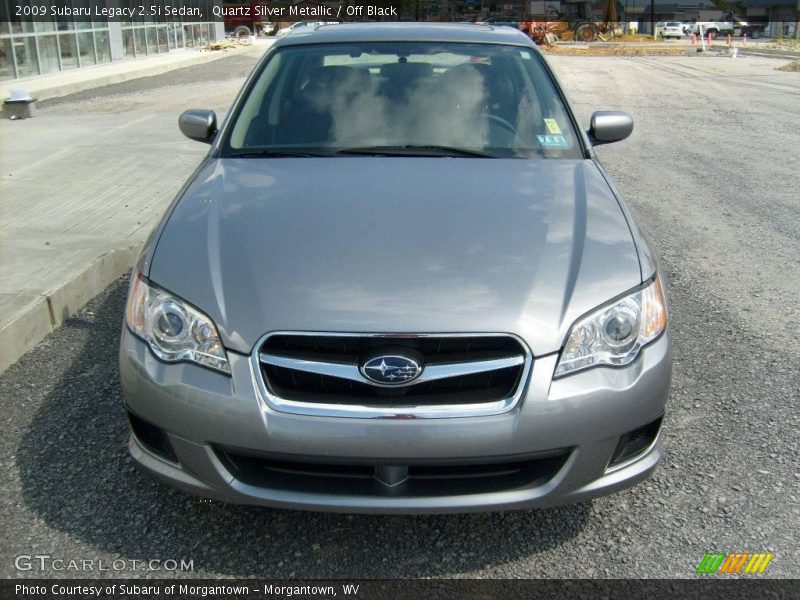 Quartz Silver Metallic / Off Black 2009 Subaru Legacy 2.5i Sedan
