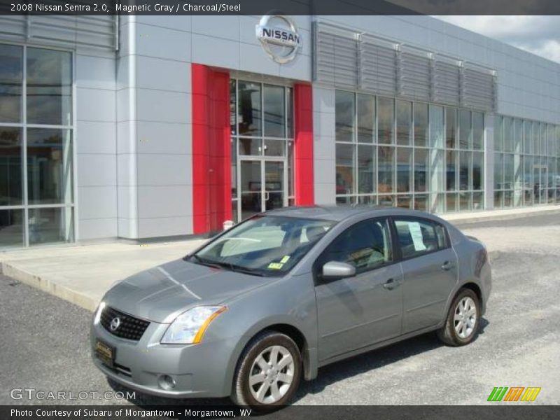 Magnetic Gray / Charcoal/Steel 2008 Nissan Sentra 2.0