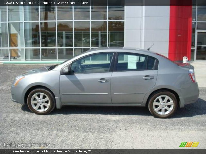 Magnetic Gray / Charcoal/Steel 2008 Nissan Sentra 2.0