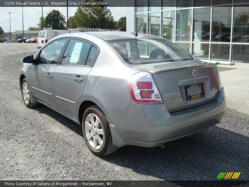 Magnetic Gray / Charcoal/Steel 2008 Nissan Sentra 2.0