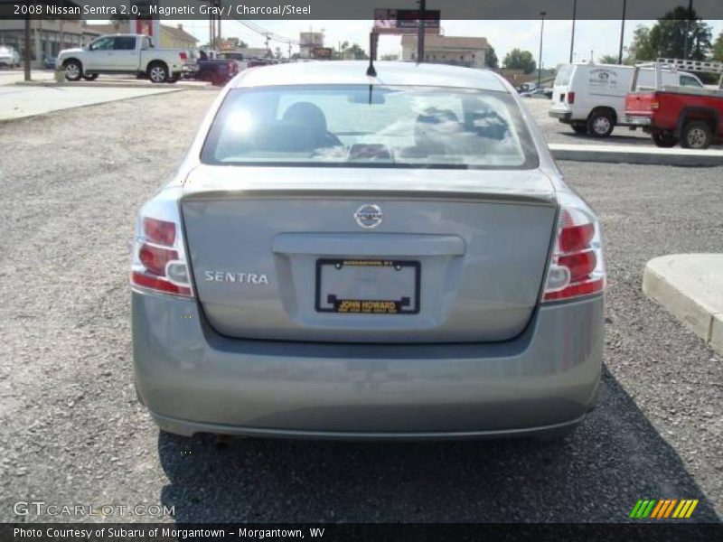 Magnetic Gray / Charcoal/Steel 2008 Nissan Sentra 2.0