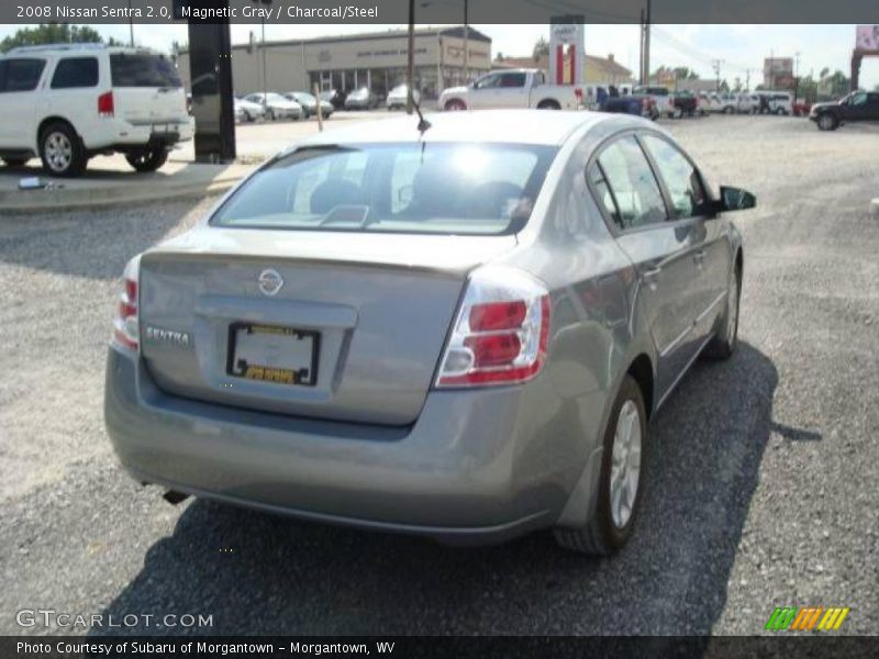Magnetic Gray / Charcoal/Steel 2008 Nissan Sentra 2.0
