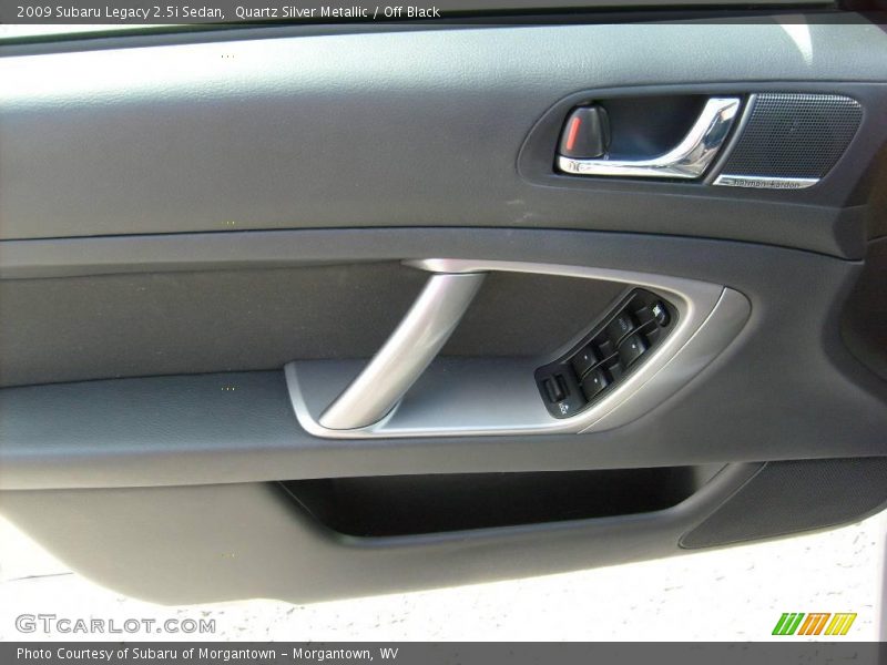 Quartz Silver Metallic / Off Black 2009 Subaru Legacy 2.5i Sedan