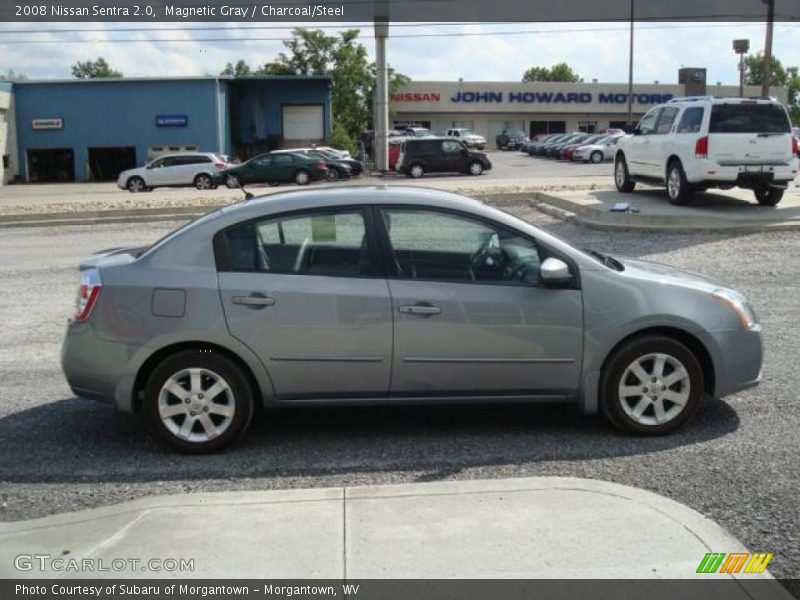 Magnetic Gray / Charcoal/Steel 2008 Nissan Sentra 2.0