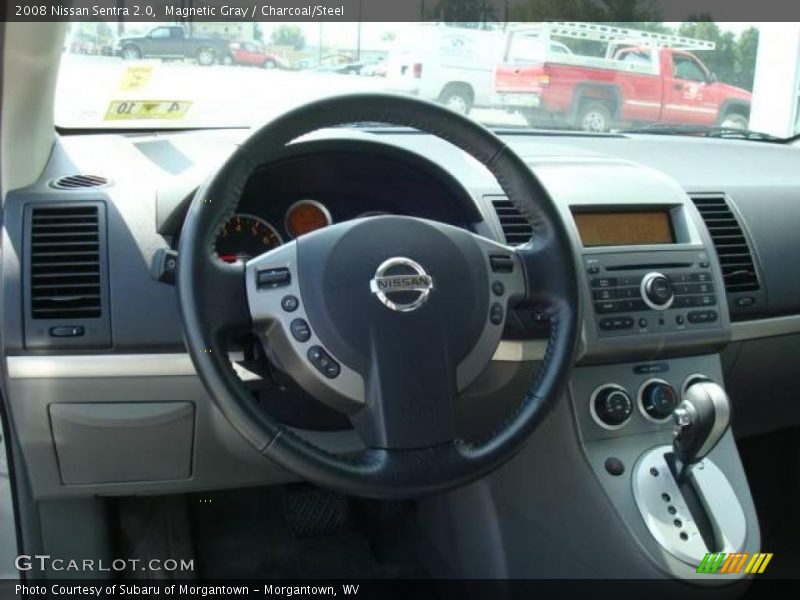 Magnetic Gray / Charcoal/Steel 2008 Nissan Sentra 2.0