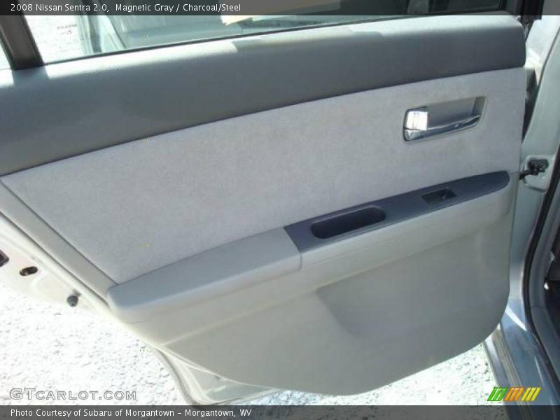 Magnetic Gray / Charcoal/Steel 2008 Nissan Sentra 2.0