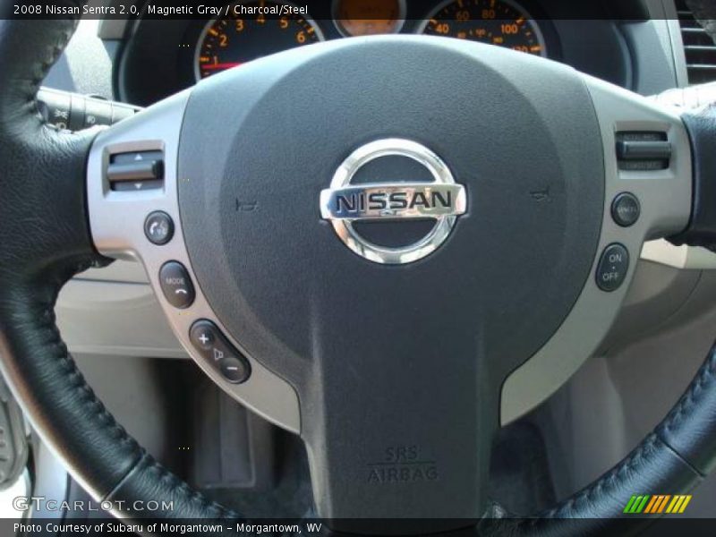 Magnetic Gray / Charcoal/Steel 2008 Nissan Sentra 2.0
