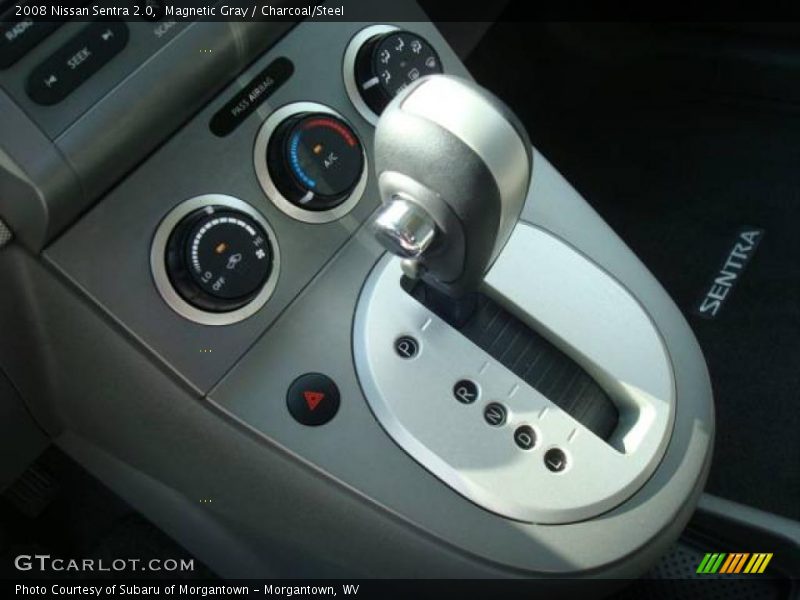 Magnetic Gray / Charcoal/Steel 2008 Nissan Sentra 2.0