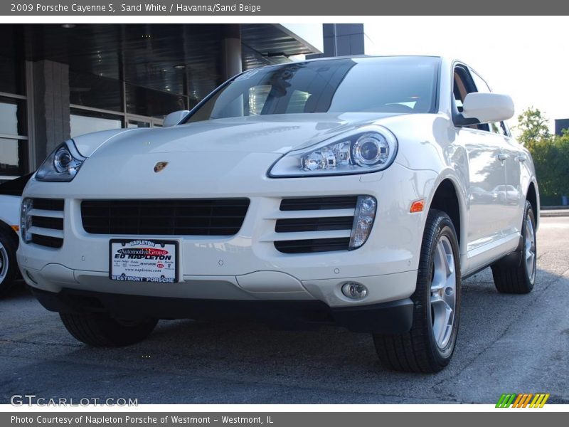 Sand White / Havanna/Sand Beige 2009 Porsche Cayenne S