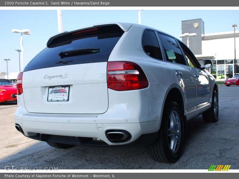 Sand White / Havanna/Sand Beige 2009 Porsche Cayenne S