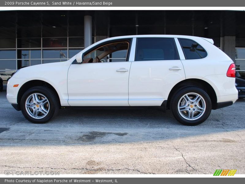 Sand White / Havanna/Sand Beige 2009 Porsche Cayenne S