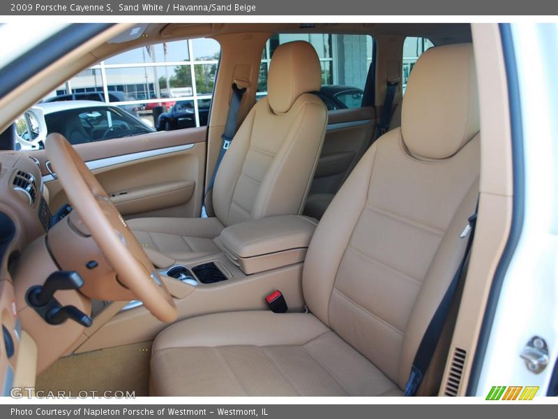 Sand White / Havanna/Sand Beige 2009 Porsche Cayenne S