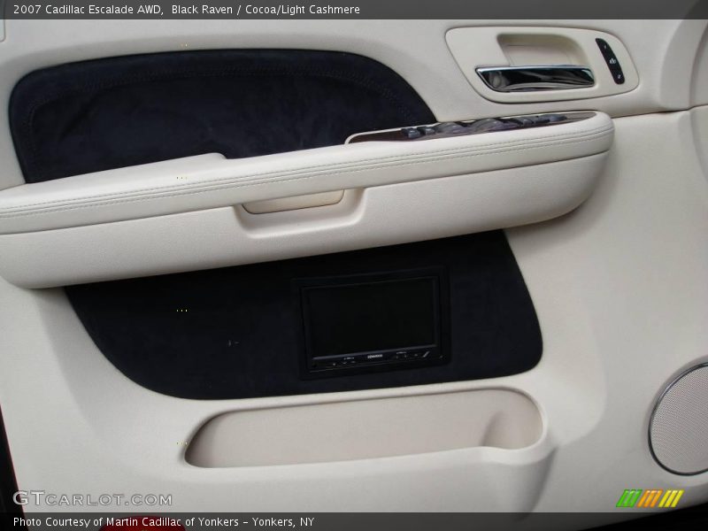 Black Raven / Cocoa/Light Cashmere 2007 Cadillac Escalade AWD
