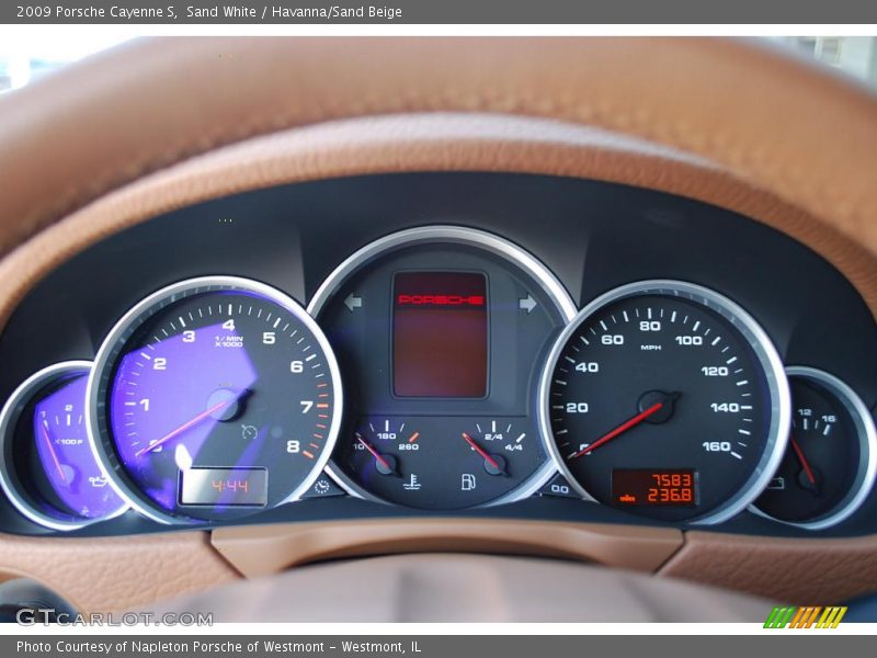 Sand White / Havanna/Sand Beige 2009 Porsche Cayenne S