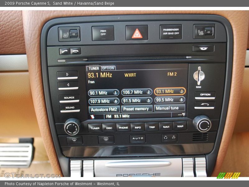 Sand White / Havanna/Sand Beige 2009 Porsche Cayenne S