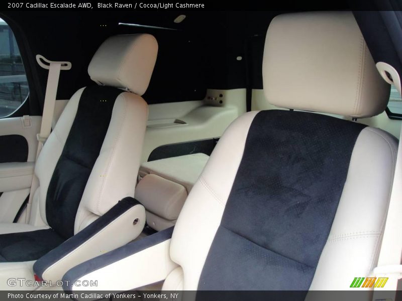Black Raven / Cocoa/Light Cashmere 2007 Cadillac Escalade AWD