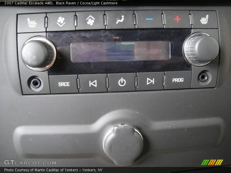 Black Raven / Cocoa/Light Cashmere 2007 Cadillac Escalade AWD