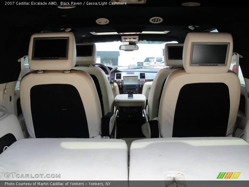 Black Raven / Cocoa/Light Cashmere 2007 Cadillac Escalade AWD