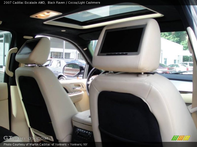 Black Raven / Cocoa/Light Cashmere 2007 Cadillac Escalade AWD
