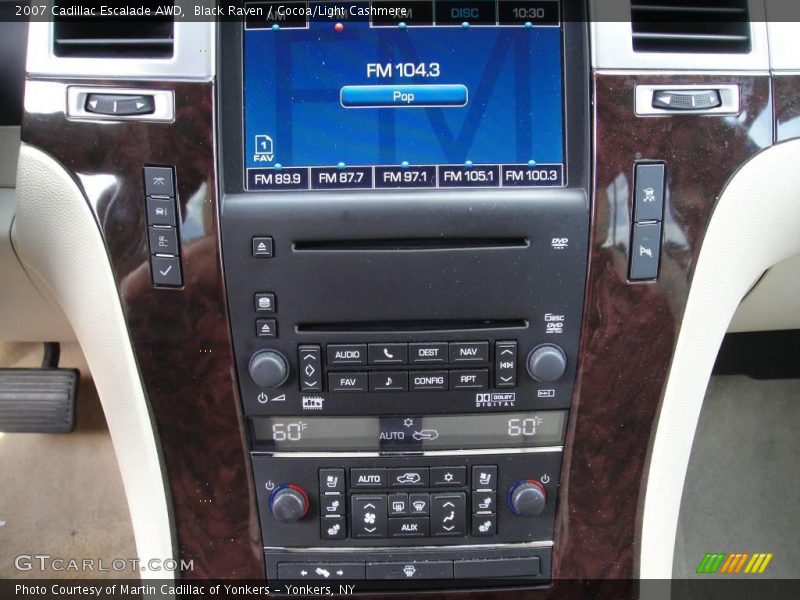 Black Raven / Cocoa/Light Cashmere 2007 Cadillac Escalade AWD