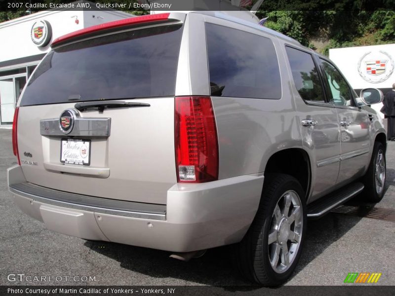 Quicksilver / Ebony/Ebony 2007 Cadillac Escalade AWD