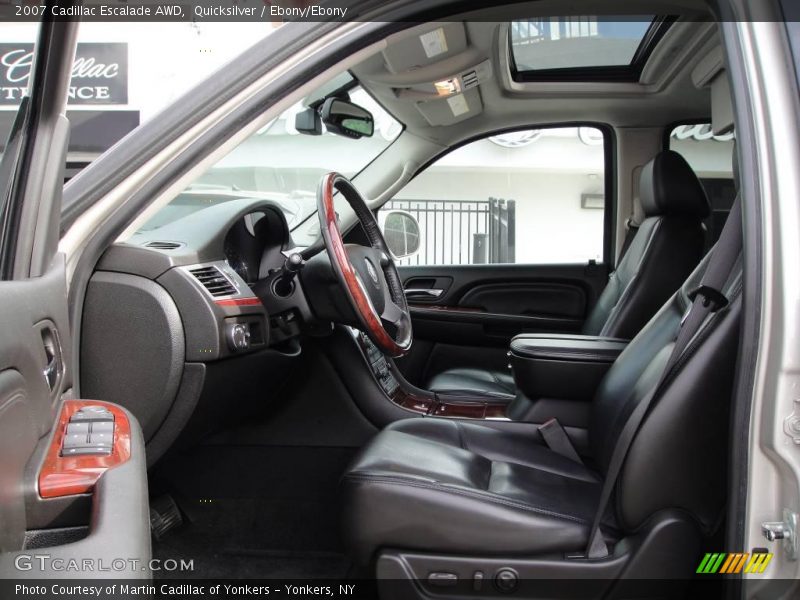 Quicksilver / Ebony/Ebony 2007 Cadillac Escalade AWD