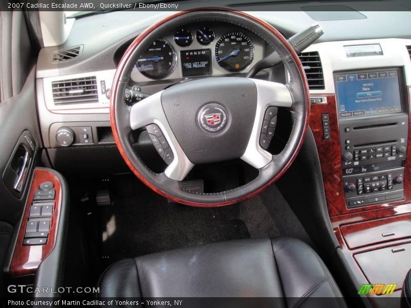 Quicksilver / Ebony/Ebony 2007 Cadillac Escalade AWD