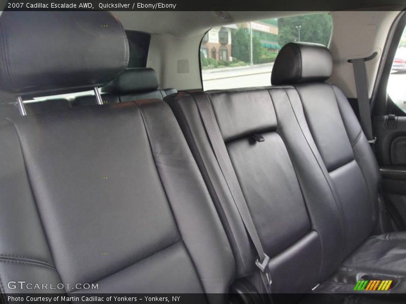 Quicksilver / Ebony/Ebony 2007 Cadillac Escalade AWD