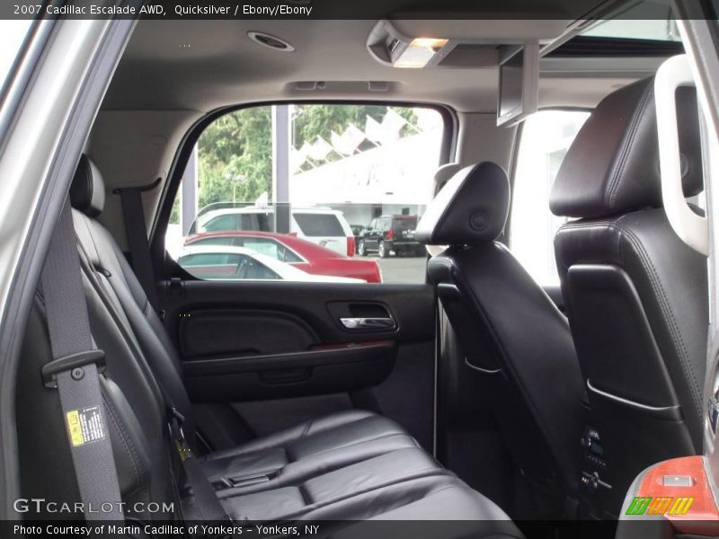Quicksilver / Ebony/Ebony 2007 Cadillac Escalade AWD