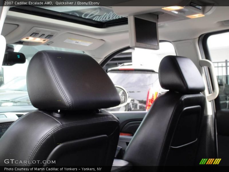 Quicksilver / Ebony/Ebony 2007 Cadillac Escalade AWD