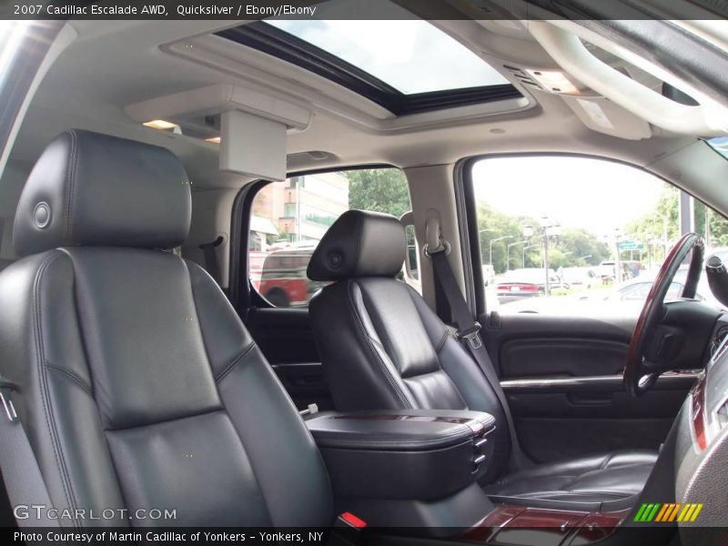 Quicksilver / Ebony/Ebony 2007 Cadillac Escalade AWD