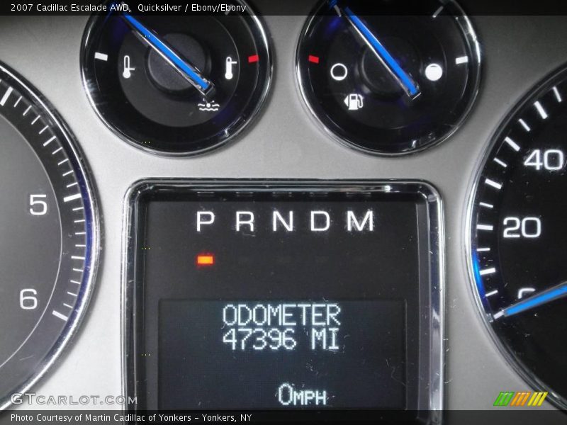 Quicksilver / Ebony/Ebony 2007 Cadillac Escalade AWD